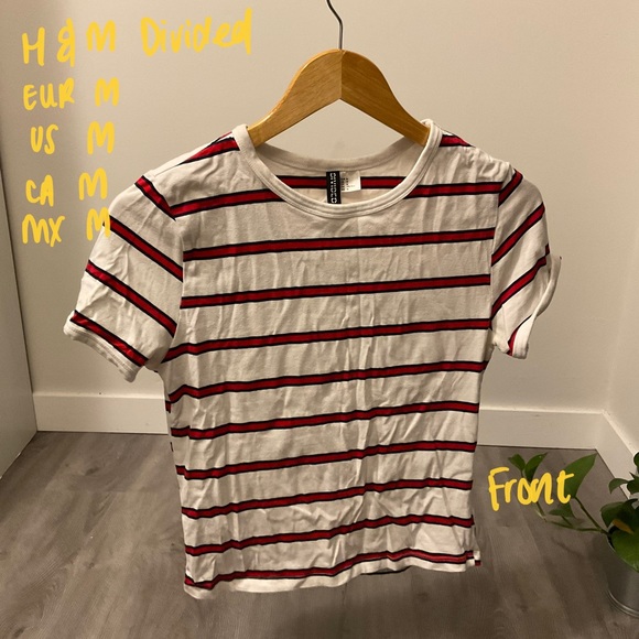 H&M (Divided) Striped Tee - Picture 1 of 2